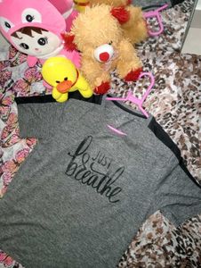&#34;Just Breathe&#34; Graphic tee