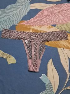 Lace Thong Panty five in imported fabric
