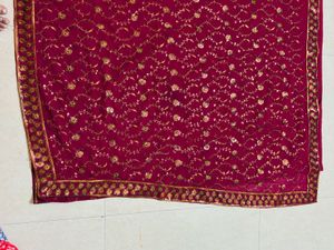 Elegant Embroidered Saree