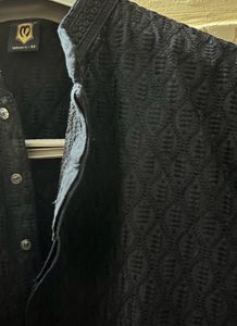 Stylish Embroidered Kurta Manyavar