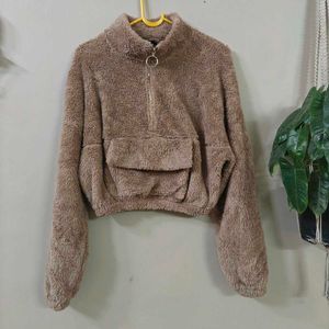 shein fuzzy pullover