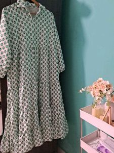 Floral Tiered Midi Dress