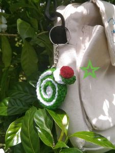 Swiss Roll Keychain