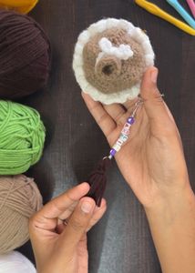 Crochet Sunflower Bouquet Keychain