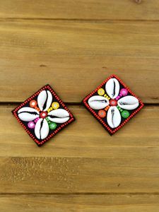 Navratri Fabric Earrings 😍