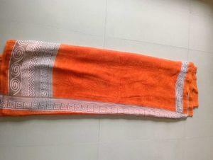 Orange  Saree