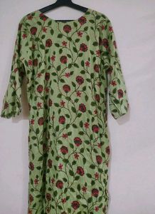 Floral Leafy Printed Kurti