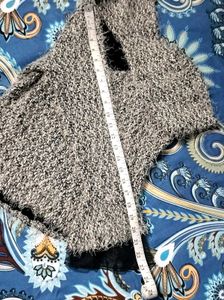 FLUFFY KNIT SWEATER 🩶