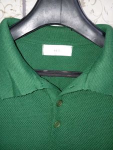 saii Green Knitted Polo Tshirt