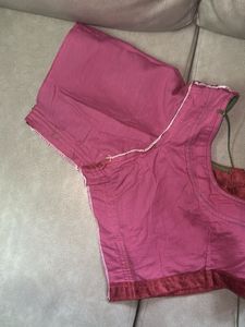 Mauve Velvet Blouse
