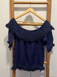 Casual Wear Off Shoulder Top For Women