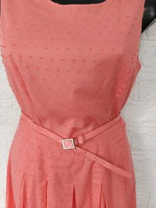 Tommy Hilfiger Fit &amp; Flare Dress With Belt