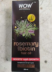 WOW Rosemary Biotin Hair Oil
