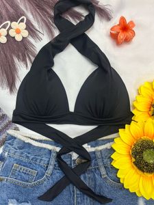 Black Halter Top