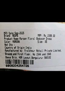 Floral Bodycon Dress 💌