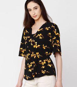 Vero Moda Printed Wrap Top