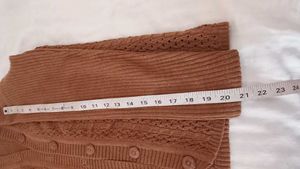 Brown Knit Cardigan