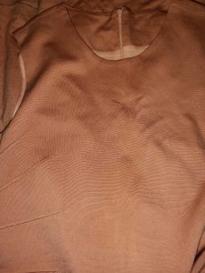 Sleeveless Salmon Dress
