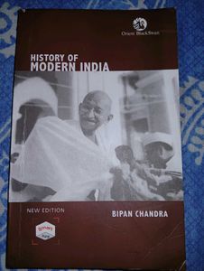 History of Modern India - Bipan Chandra