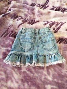 Beautiful Denim Skirt For Baby Girl