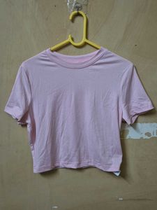 Pink Solid Top