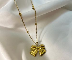 Bow Coquette Neckchain Anti-tarnish