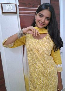 Lime green kurta set🌻