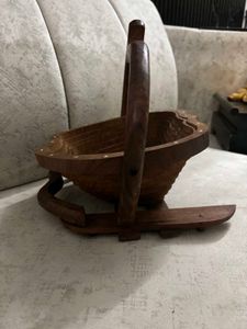 Vintage wooden Fruit Basket