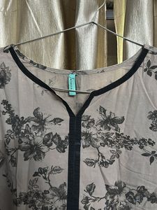 Floral Print Kurta