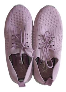 Mauve Knit Sneakers
