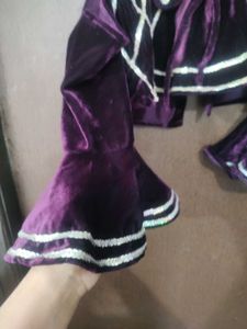 Velvet Party Crop Top high quality vel