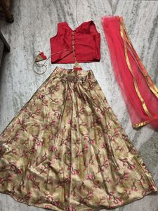 Girls&#39; Ethnic Lehenga Choli Set ✨🌸🎀