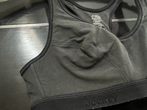 Jockey racer back non padded wireless sports bra