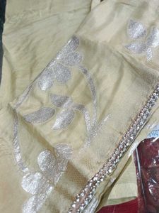 Elegant Beige Embroidered Salwar Kameez