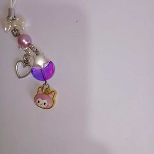 Purple Kuromi Phone Charm