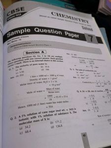 CBSE Chemistry Sample Papers