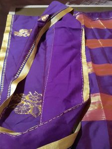 Purple Saree