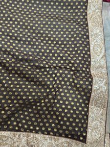 Elegant saree  brown color