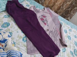 Women Woolen Night Suit For Winters
