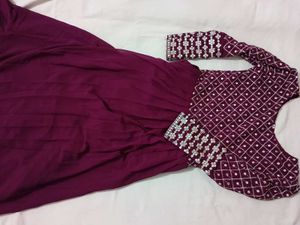 Full Length Purple Gown