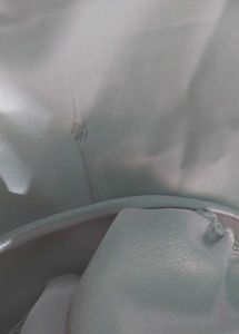 White Satin Dress
