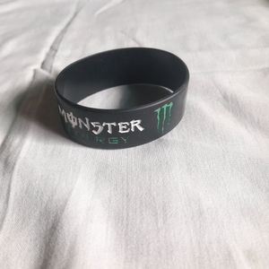 Monster Energy Party Wristband Men Bracelet Black