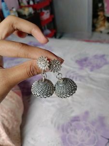 Two Pair Of Oxidised Earrings ❤️