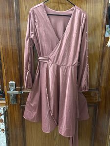 New trendy Open dress with belt