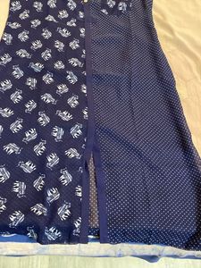 High V Neck 3qtr Slv Brand New Transparent Kurti