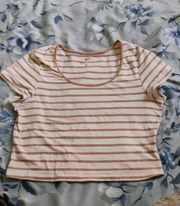 Striped Crop Top