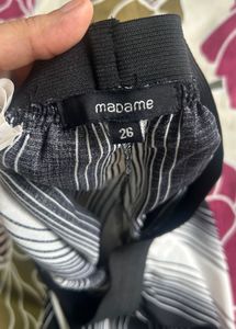 Straight Striped Pants