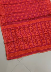 Pure Cotton Dhakai Jamdani Saree