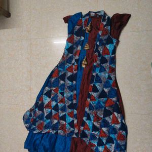 Color Block Maxi Dress