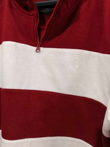 Allen Solly White &amp; Red hoodie